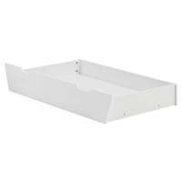 Bílý šuplík pod dětskou postel 70x140 cm Swing – Pinio