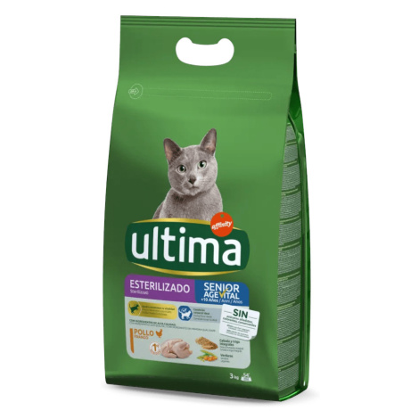 Ultima Cat granule, 2 balení - 20 % sleva - Sterilized Senior (2 x 3 kg) Affinity Ultima