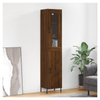 vidaXL Skříň highboard hnědý dub 34,5 x 34 x 180 cm kompozitní dřevo