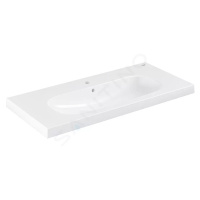 Grohe 3958500H - Umyvadlo s přepadem 100x46 cm, PureGuard, alpská bílá