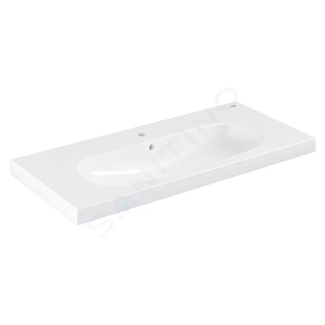 Grohe 3958500H - Umyvadlo s přepadem 100x46 cm, PureGuard, alpská bílá