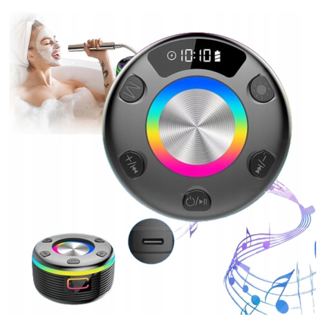 Bluetooth Audio Přehrávač Přenosný Reproduktor Led Světlem Hrací Skříňka Mikrofon