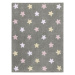 Pratelný koberec Tricolor Stars Grey-Pink