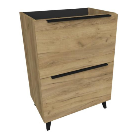 Skříňka Lorus 60 zlatý dub BAUMAX