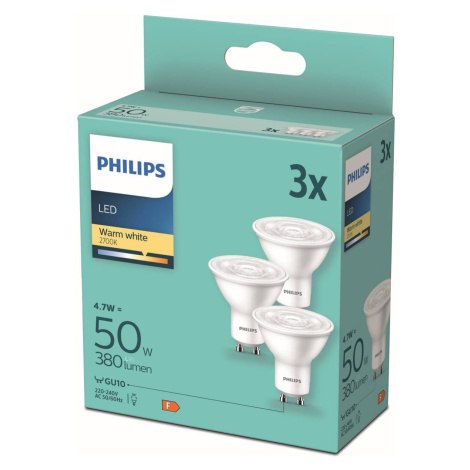 Philips Philips LED reflektor GU10 4,7W 2 700K 36° 3ks