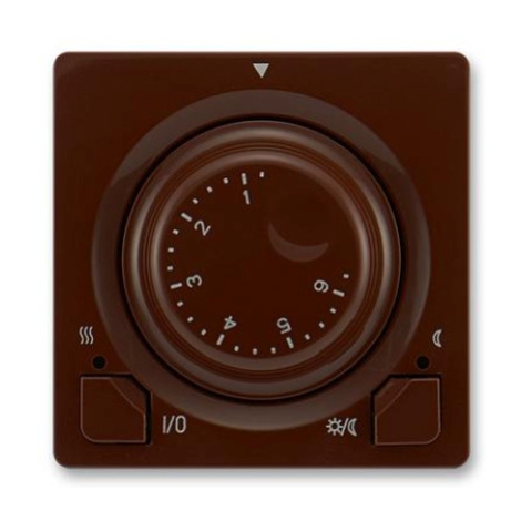 ABB Swing (L) termostat otočný 3292G-A10101 H1 hnědá