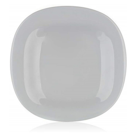Luminarc Hranatý dezertní talíř CARINE 19 cm, 6 ks, šedá