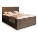 MSL Kontinentální čalouněná postel TAMARA (160 x 200 cm) Barva látky: INARI 34