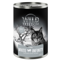 Výhodná balení Wild Freedom Adult 24 x 400 g - White Infinity - kuřecí a koňské