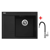 Sinks RIM 650 P Metalblack + Flexia