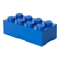 LEGO® box na svačinu 8 - modrá 100 x 200 x 75 mm