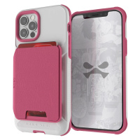 Kryt Ghostek Exec4 Pink Leather Flip Wallet Case for Apple iPhone 12 Pro