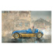 Obrazová reprodukce Blue and Yellow Maserati of Bira, Miller, Peter, 40 × 26.7 cm