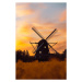 Umělecká fotografie Old traditional wooden windmill in a, Photosbypatrik, (26.7 x 40 cm)