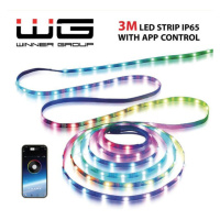 LED RGB pásek WG18 s aplikaci, 3 metry, IP 65