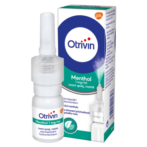 Otrivin Menthol 0,1% nosní sprej 10 ml