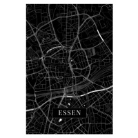 Mapa Essen black, (26.7 x 40 cm)