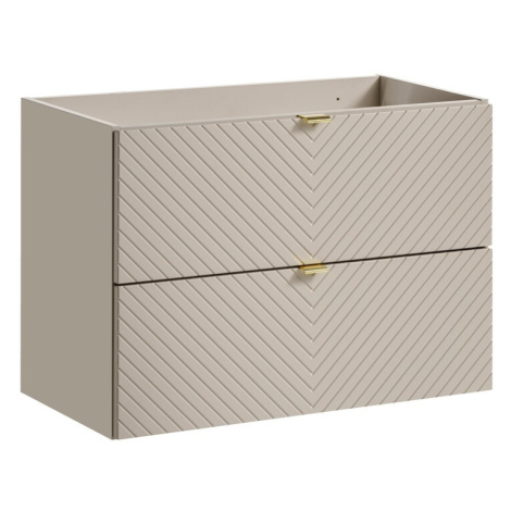 Comad Umyvadlová skříňka se zásuvkami Viva Cashmere 82-80-2S kašmírová