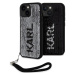 Karl Lagerfeld Sequins Reversible Kryt iPhone 15 černý/stříbrný