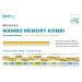 BEDTON MAMBO MEMORY KOMBI  160x200x24 BAMBOO podšitý rounem