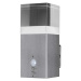 Ledvance Ledvance - LED Venkovní nástěnné svítidlo se senzorem CRYSTAL 1xLED/5W/230V IP44