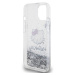 Zadní kryt Hello Kitty Liquid Glitter Electroplating Head Logo pro Apple iPhone 12/12 Pro, trans