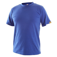 ESD antistatické tričko středně modré