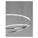 Nova Luce Originální závěsné LED svítidlo Viareggio v elegantním chromovém designu NV 8101201