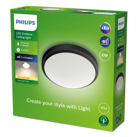 Philips Philips Doris LED venkovní světlo IP54 2700K černá