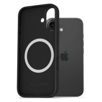 AlzaGuard Silicone Case Compatible with Magsafe pro iPhone 16 černý