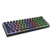 Genesis herní klávesnice THOR 660 RGB/Bezdrátová Bluetooth/US layout/Černá