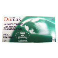 Rukavice DUMAX latex.nest.M 100ks pudr