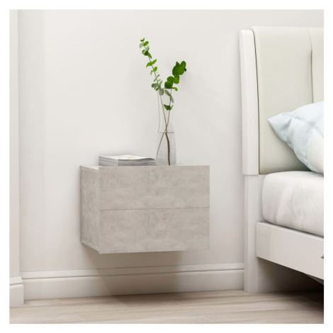 vidaXL Noční stolky 2 ks betonově šedé 40x30x30 cm kompozitní dřevo