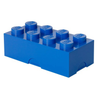 LEGO® box na svačinu 8 - modrá 100 x 200 x 75 mm