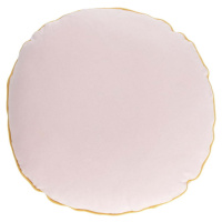 Růžový bavlněný povlak na dětský polštář Kave Home Fresia, ø 45 cm