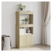 vidaXL Skříň highboard dub sonoma 63 x 33 x 140 cm kompozitní dřevo