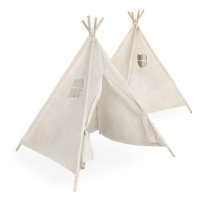 KIK KX5187 Dětský stan Tipi Wigwam 135 cm šedý