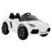 mamido Elektrické autíčko Future EVA kola bílé
