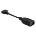 DeLock adaptér USB micro-B samec pravoúhlý > USB 2.0-A samice OTG 11cm - 83104