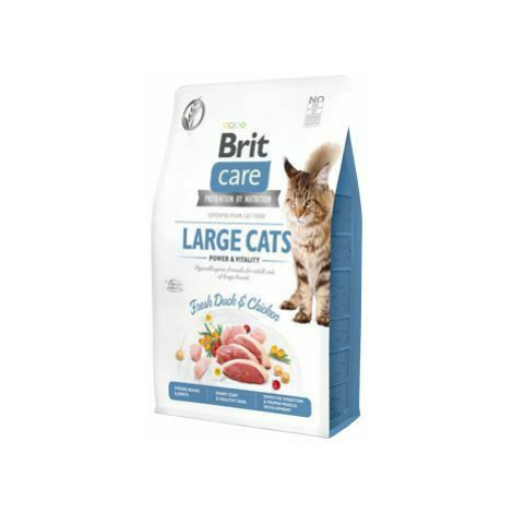 Brit Care Cat GF Large cats Power&Vitality 2kg sleva