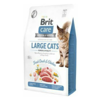 Brit Care Cat GF Large cats Power&Vitality 2kg sleva
