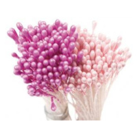 Perleťové pestíky - růžové - Decora