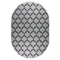 Tmavě šedý pratelný koberec 60x100 cm – Vitaus