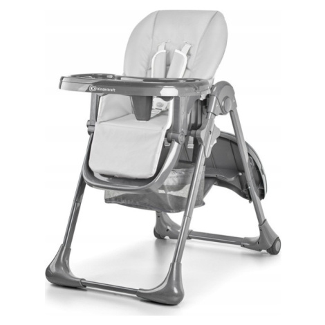 Dětská jídelní polohovací židlička KINDERKRAFT TASTEE Grey
