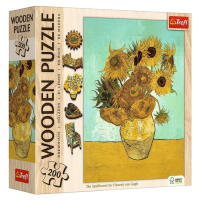 TREFL - Dřevěné puzzle Vincent van Gogh: Slunečnice 200 Art Collection