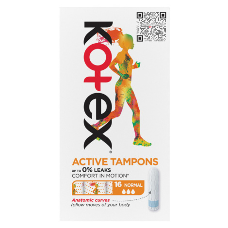 KOTEX Active Tampony Normal 16 kusů