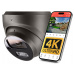 Ip kamera pro PoE monitoring 8MPx 4K Ultra Hd 2.8mm Audio, IP67