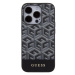 Guess hard silikonový kryt iPhone 15 PRO 6.1" black GCube Stripes MagSafe