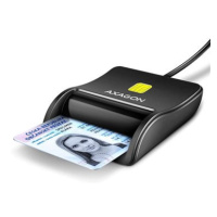 AXAGON CRE-SM3N Smart card / ID card FlatReader, USB-A cable 1.3 m