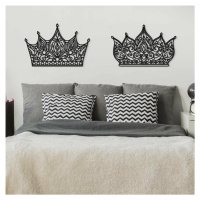 Ozdobné koruny - Obraz nad postel - Královna a Král